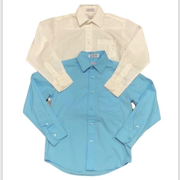 Bundle IZOD Boys Button Down Shirts 8 Reg - Picture 1 of 7
